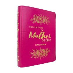 Bíblia De Estudo Da Mulher De Deus | Letra Grande | Harpa
